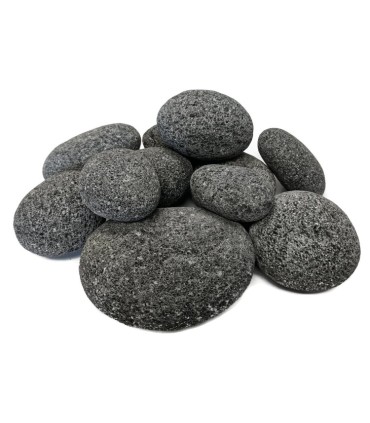 Roca Lava Black Pebble | Por Peso | Riverest