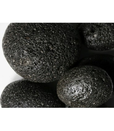 Roca Lava Black Pebble | Por Peso | Riverest
