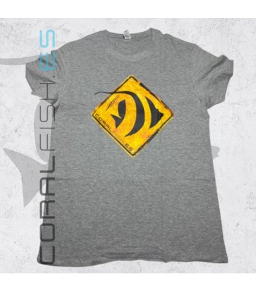 Camiseta Señal Coral Fish Gris