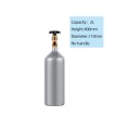 Botella de Acero CO2 Cargada 2 L. | Week Aqua