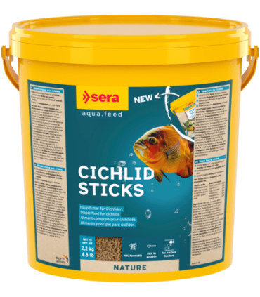 Cichlids Sticks Nature 10 Litros | SERA