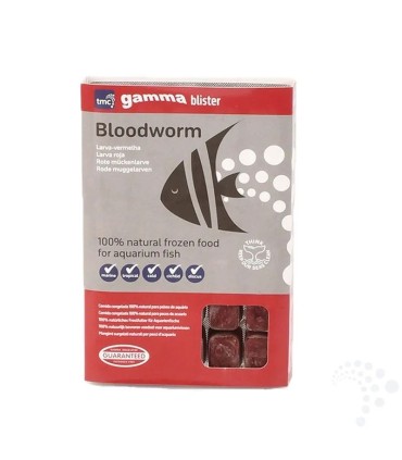 Larva Roja Congelada Blister 100g | Concentrated Bloodworm Gamma