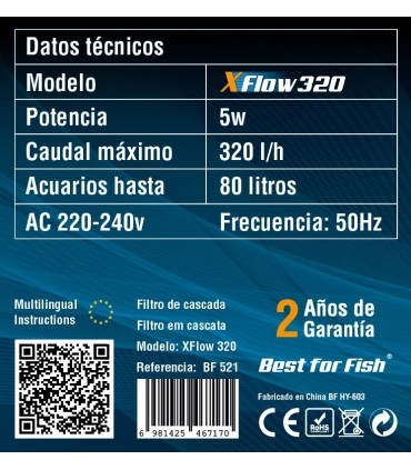 Filtro de Mochila XFlow | B4F