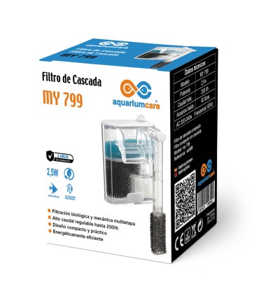 Mini Filtro de Mochila MY 799 250 L/h | Aquarium Care