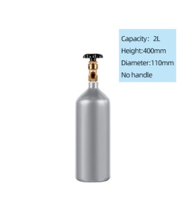 Botella de Acero CO2 Sin Carga 2 L. 