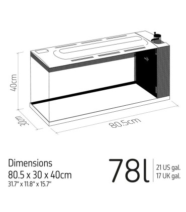 First Wave Aquarium Set 78L. 