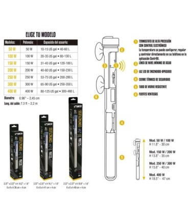 Termocalentador Scuba Contactless 250w | Sicce