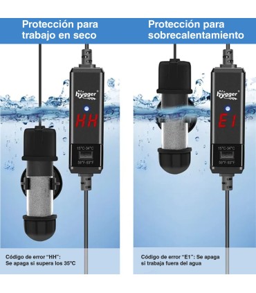 Calentador Mini Pro con Controlador 10w | Hygger
