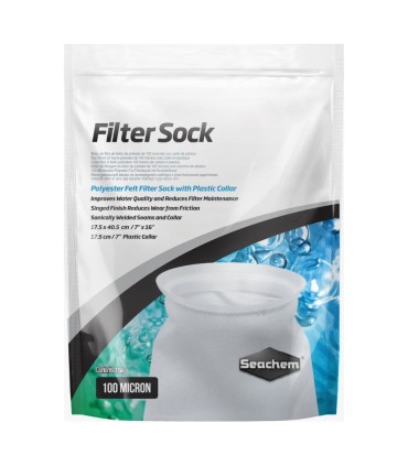 Calcetín Filter Sock 10x30cm 100 Micras | Seachem