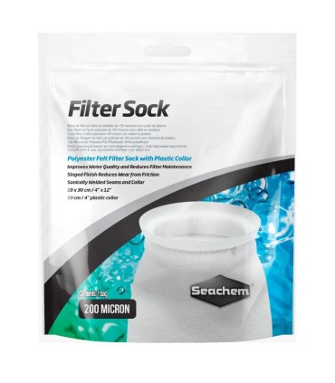 Calcetín Filter Sock 10x30cm 200 Micras | Seachem