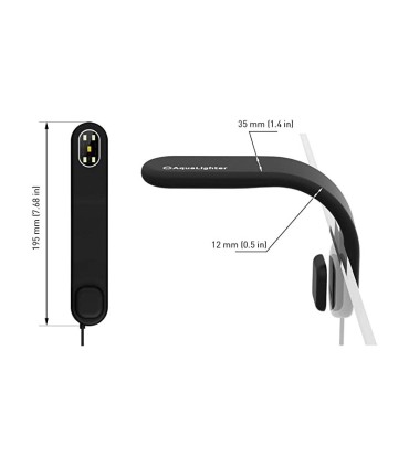 Pantalla Led Pico Soft Negra | Aqualighter