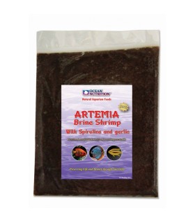 Artemia con Espirulina y Ajo Placa Congelada 454 g | Ocean