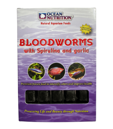 Larva Roja de Mosquito con Espirulina y Ajo 100 g | Ocean